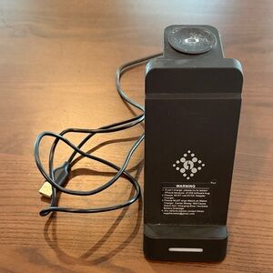 Black Charging Dock with USB Cable